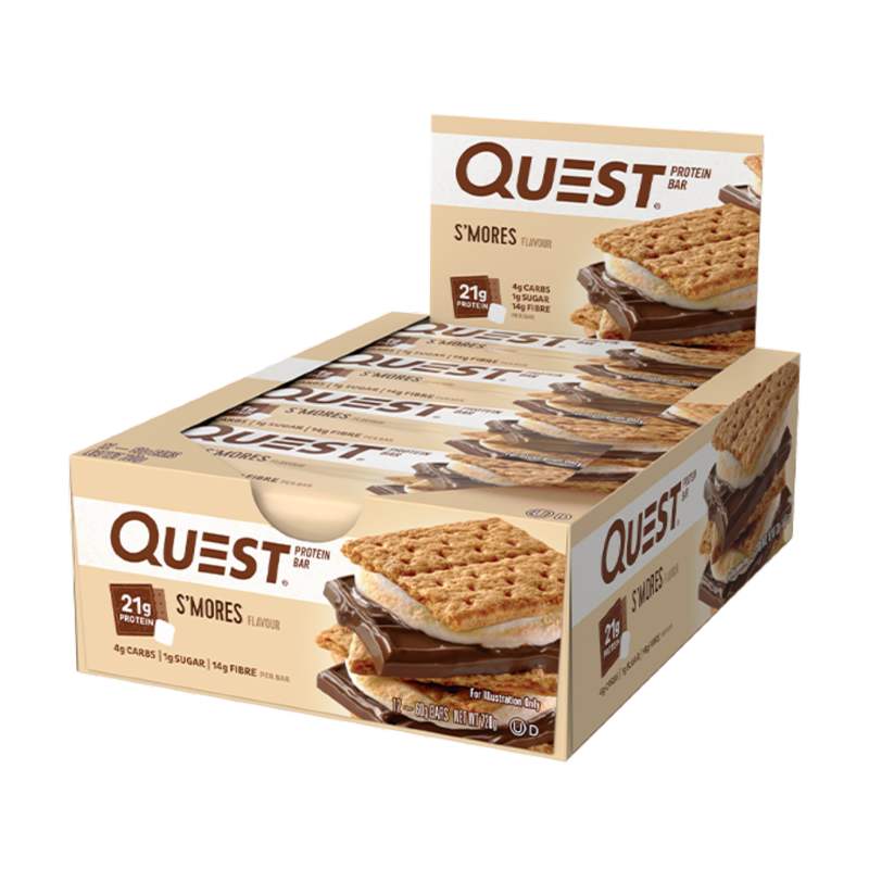 Quest Protein Bars By Nutrition Box Of 12 / Smores Protein/bars & Consumables