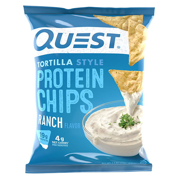 Quest Tortilla Protein Chips By Nutrition 32G / Ranch Protein/bars & Consumables
