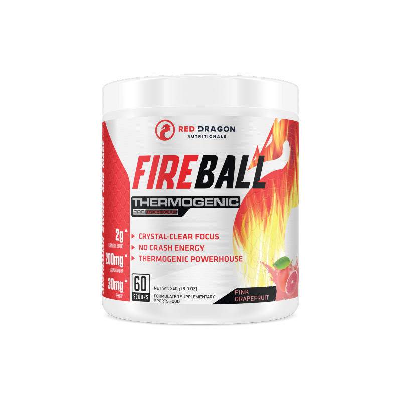 Fireball Thermogenic By Red Dragon 60 Serves / Pink Grapefruit Weight Loss/fat Burners