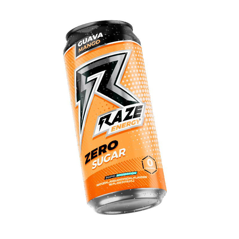 Raze Energy Rtd By Repp Sports 473Ml / Guava Mango Sn/ready To Drink