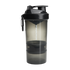 Original2Go Compartment Shaker By Smart Shake 600Ml / Gunsmoke Category/shakers & Bottles