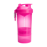 Original2Go Compartment Shaker By Smart Shake 600Ml / Neon Pink Category/shakers & Bottles