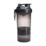 Original2Go Compartment Shaker By Smart Shake 600Ml / Dark Grey Category/shakers & Bottles