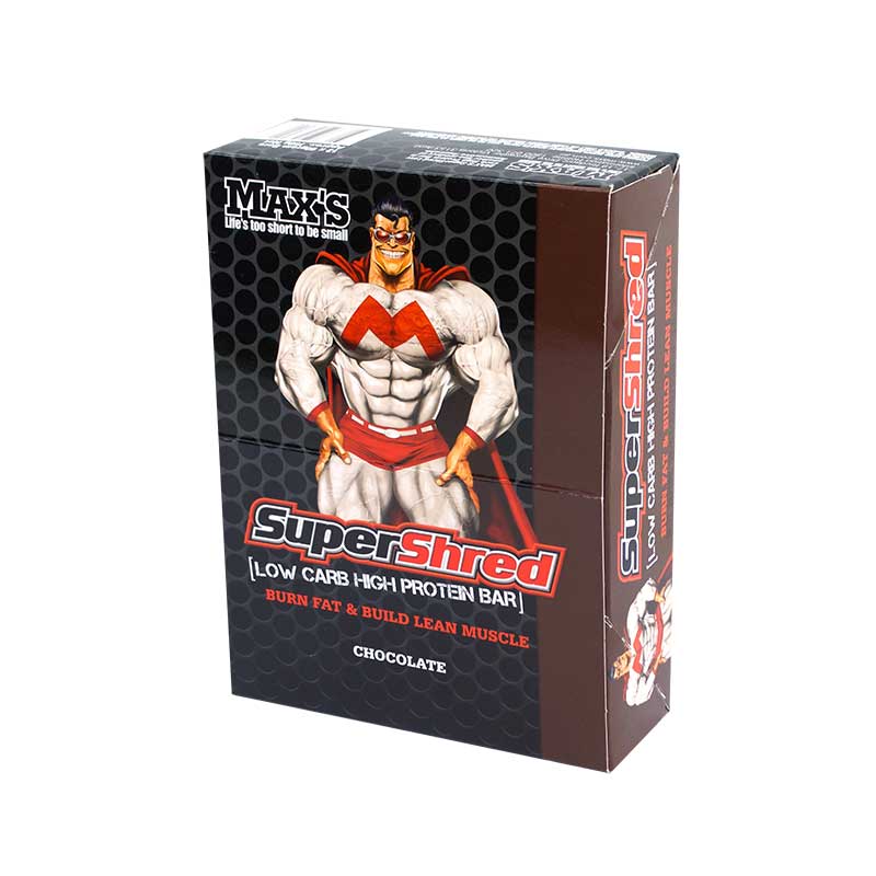 Super Shred Protein Bar By Maxs Box Of 12 / Chocolate Protein/bars & Consumables