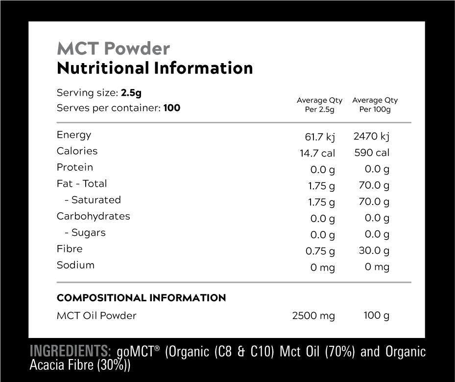 Mct Oil Powder By Switch Nutrition Sn/general Health