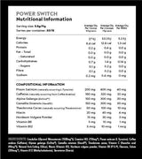 Power Switch By Nutrition Sn/pre Workout