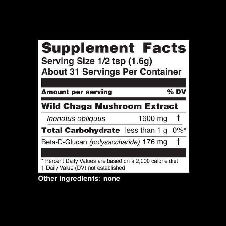 Nutritional information panel