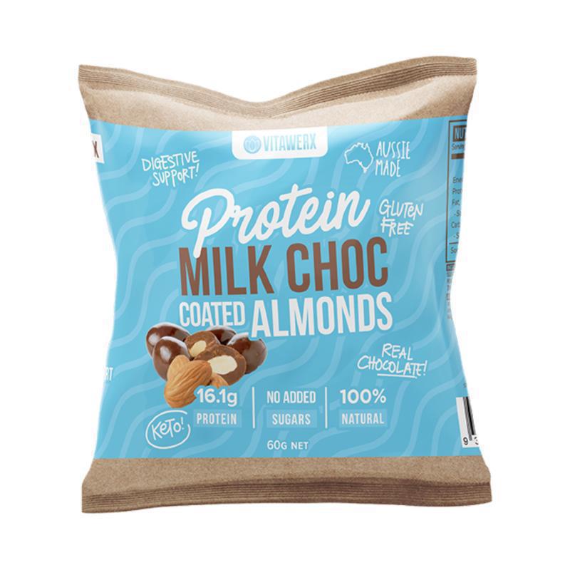 Protein Chocolate Coated Nuts By Vitawerx 60G / Almond Protein/bars & Consumables
