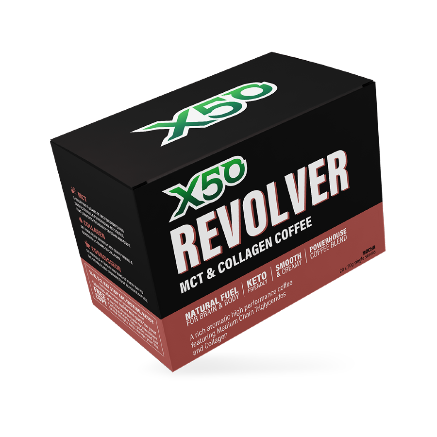 Revolver Mct Collagen Coffee By X50 20 Serves / Original Sn/tea &
