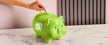 Supplement Mart save money piggy bank