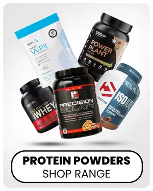 Five Assorted Tubs of Protein Powders